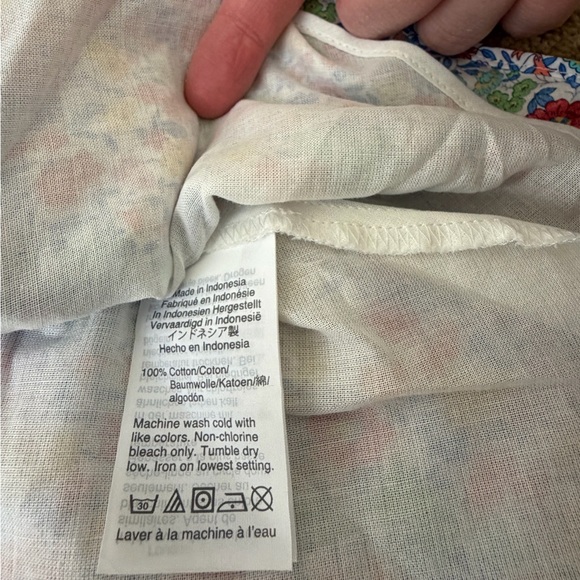 J. Crew Multicolor Floral Ruffle Blouse - Picture 4 of 4